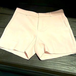 Dressy summer shorts almost new. Beautiful light pink. Size 6, 5” length.